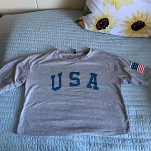 USA Crop Top